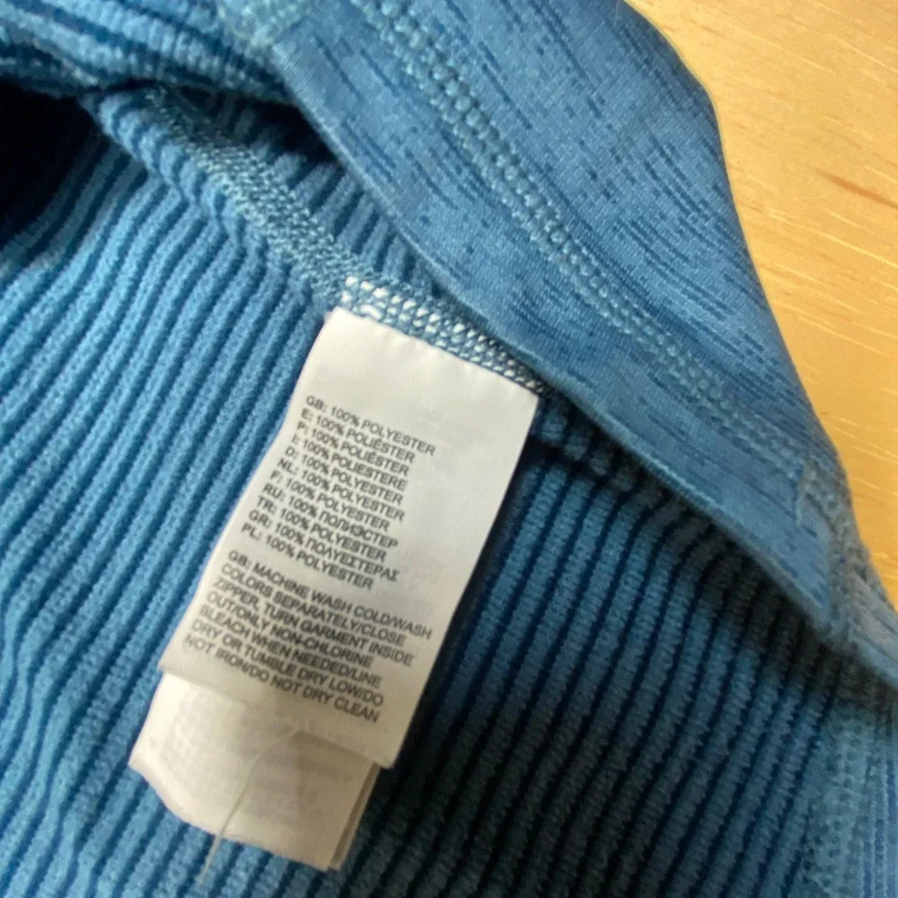 The North Face Mens Blue Pullover‎ Duodry Size Medium Quarter Zip